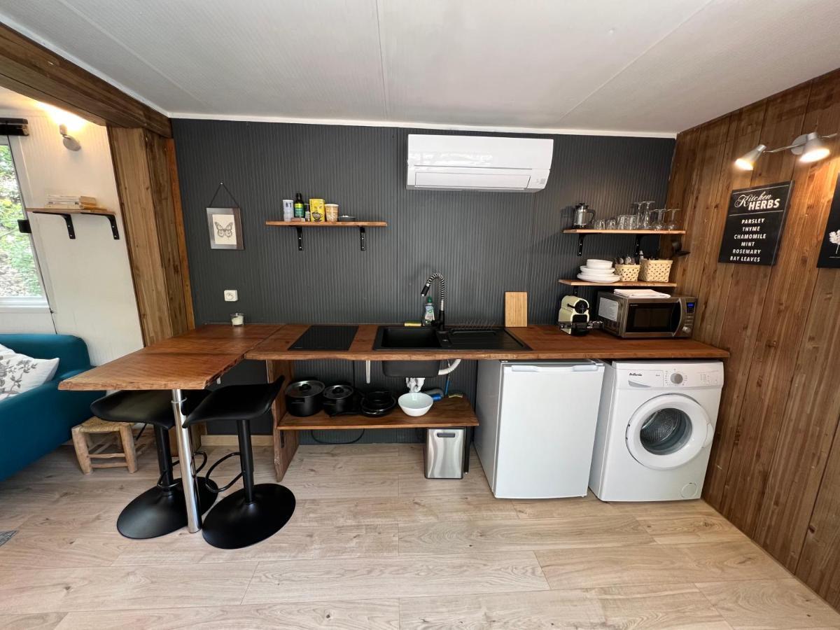 Superbe Cabane Jacuzzi Jardin Clim Wifi Parking Meyreuil Esterno foto